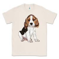 Natural beagle puppy Classic Tee - LillyAllenDesigns