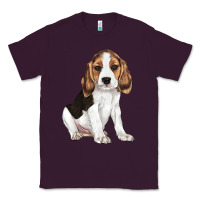 Plum beagle puppy Classic Tee - LillyAllenDesigns