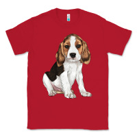 Red beagle puppy Classic Tee - LillyAllenDesigns