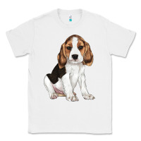 White beagle puppy Classic Tee - LillyAllenDesigns