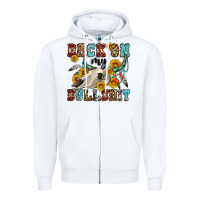White back on my bullshit western olivia Zipper Hoodie - OliviaCreatesArt