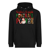 Black Santa's Favorite Football Player For Christmas Heavyweight Hoodie - FaDigitalArtStudio