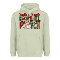 Matcha Santa's Favorite Football Player For Christmas Heavyweight Hoodie - FaDigitalArtStudio