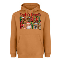 Meerkat Santa's Favorite Football Player For Christmas Heavyweight Hoodie - FaDigitalArtStudio