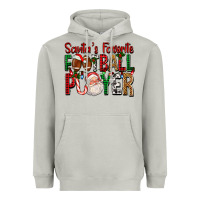 Moon Dust Santa's Favorite Football Player For Christmas Heavyweight Hoodie - FaDigitalArtStudio