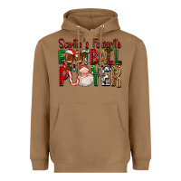 Toasted Coconut Santa's Favorite Football Player For Christmas Heavyweight Hoodie - FaDigitalArtStudio
