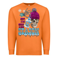 Carrot tis the season winter skull Premium Sweatshirt - FaDigitalArtStudio