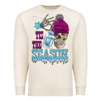 Sandshell tis the season winter skull Premium Sweatshirt - FaDigitalArtStudio