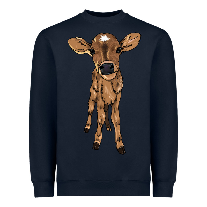 Baby Cow Heavyweight Sweatshirt by HowdyJamesFarm | Teevron