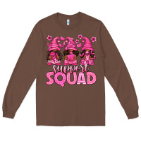 Chestnut breast cancer afro gnomies support squad Long Sleeve Tee - texasbilliewilder