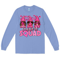 Colony Blue breast cancer afro gnomies support squad Long Sleeve Tee - texasbilliewilder