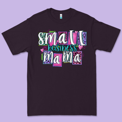 Small Business Mama Premium Tee Designed By Maliassmallbusiness