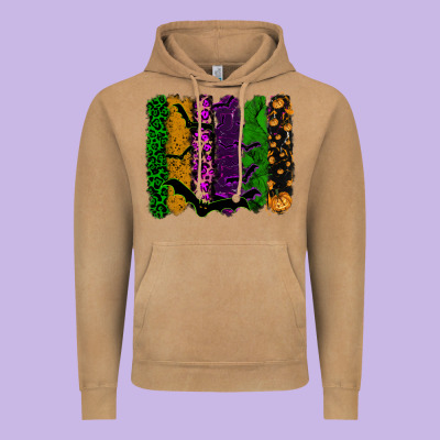 Halloween Brushstroke Vintage Hoodie Designed By Ranaportraitstore
