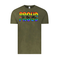 Vintage Olive proud to be me Vintage Tee - Artiststas