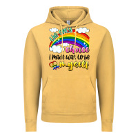 Vintage Mustard the only choice i made was to be myself Vintage Hoodie - Artiststas