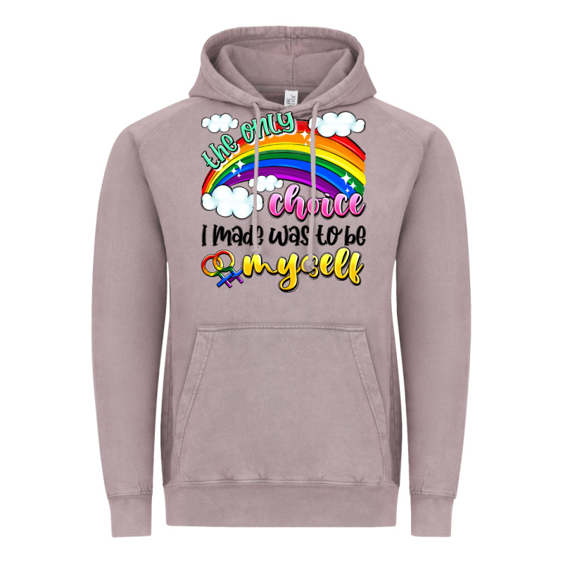 The Only Choice I Made Was To Be Myself Vintage Hoodie by Artiststas | Teevron