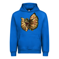 Cobalt dilophosaurus face Urban Hoodie - LillyAllenDesigns