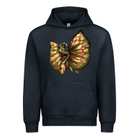 Navy dilophosaurus face Urban Hoodie - LillyAllenDesigns
