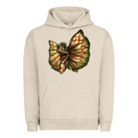 Pigment French Oak dilophosaurus face Urban Hoodie - LillyAllenDesigns