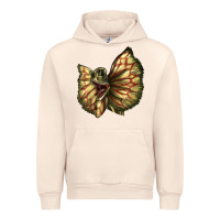 Sandshell dilophosaurus face Urban Hoodie - LillyAllenDesigns