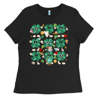 Teacher St Patrick Day Clovers Ladies Tee | Teevron