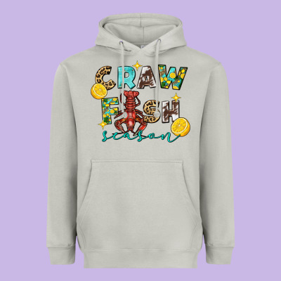 Crawfish Season 2 Heavyweight Hoodie Designed By Fadigitalartstudio