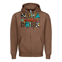 Chestnut mama needs a drink Zipper Hoodie - OliviaCreatesArt