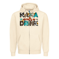 Sandshell mama needs a drink Zipper Hoodie - OliviaCreatesArt