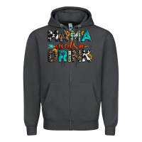Smoke mama needs a drink Zipper Hoodie - OliviaCreatesArt