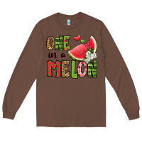 Chestnut one in a melon watermelon Long Sleeve Tee - Jasminsmagicworld