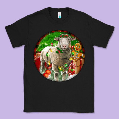Christmas Dorset Sheep Classic Tee Designed By Lillyallendesigns