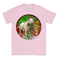 Bubblegum Pink christmas dorset sheep Classic Tee - LillyAllenDesigns