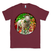 Burgundy christmas dorset sheep Classic Tee - LillyAllenDesigns