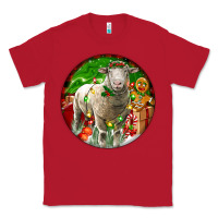 Red christmas dorset sheep Classic Tee - LillyAllenDesigns