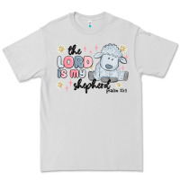 Dove Grey the lord is my shepherd Premium Tee - MaliasSmallBusiness
