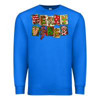 True Royal Merry Vibes Premium Sweatshirt - FaDigitalArtStudio
