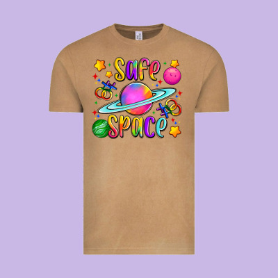 Safe Space Vintage Tee Designed By Artiststas