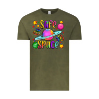 Vintage Olive safe space Vintage Tee - Artiststas