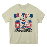 Mossy getting star spangled hammered Heavy Core Tee - MaliasSmallBusiness