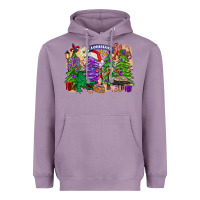Christmas Louisiana Mardi Gras Trees Heavyweight Hoodie | Teevron
