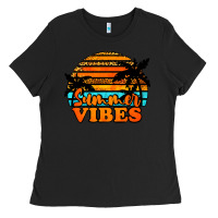 Black Summer Vibes Ladies Tee - Jasminsmagicworld