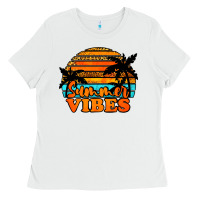 White Summer Vibes Ladies Tee - Jasminsmagicworld