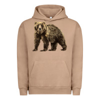 Pigment Burro Brown Bear Urban Hoodie - LillyAllenDesigns