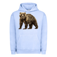 Pigment Grape Ice Brown Bear Urban Hoodie - LillyAllenDesigns