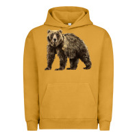 Pigment Peanut Butter Brown Bear Urban Hoodie - LillyAllenDesigns