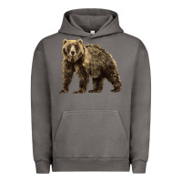 Pigment Tornado Brown Bear Urban Hoodie - LillyAllenDesigns