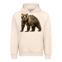 Sandshell Brown Bear Urban Hoodie - LillyAllenDesigns