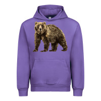 Tulip Brown Bear Urban Hoodie - LillyAllenDesigns