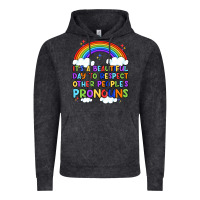 Vintage Black it's a beautiful day to respect other people's pro Vintage Hoodie - Artiststas