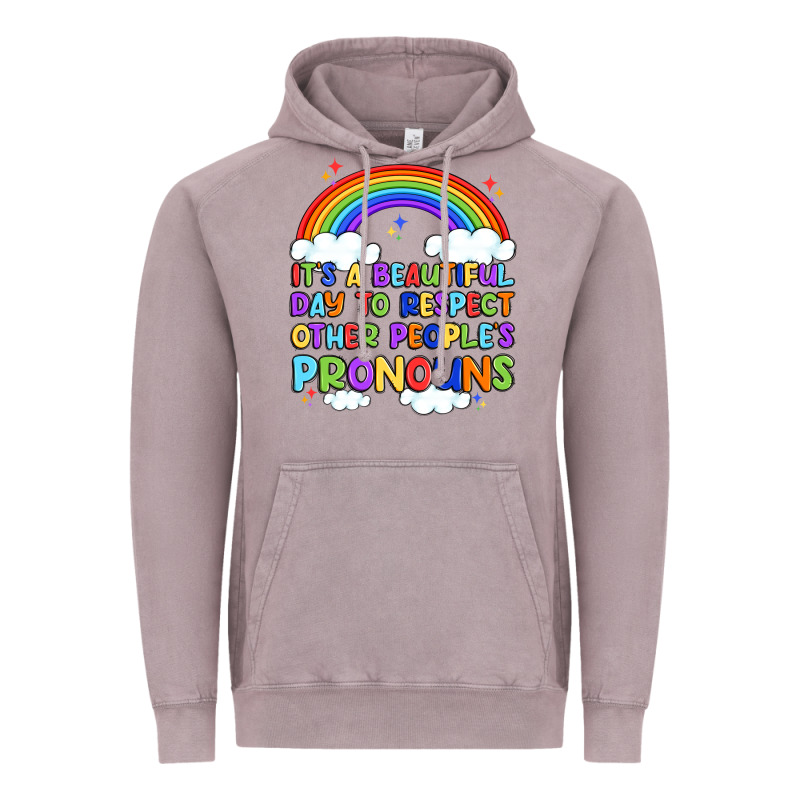 It's A Beautiful Day To Respect Other People's Pro Vintage Hoodie by Artiststas | Teevron